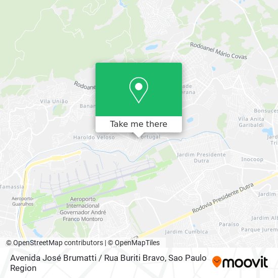 Avenida José Brumatti / Rua Buriti Bravo map