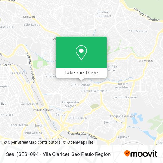 Sesi (SESI 094 - Vila Clarice) map