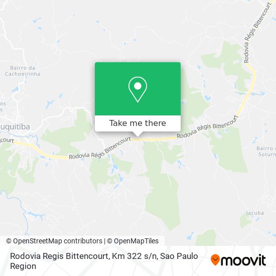 Rodovia Regis Bittencourt, Km 322 s / n map