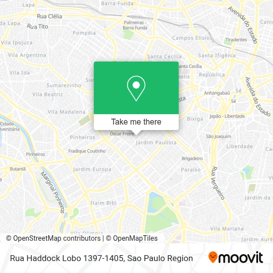 Rua Haddock Lobo 1397-1405 map