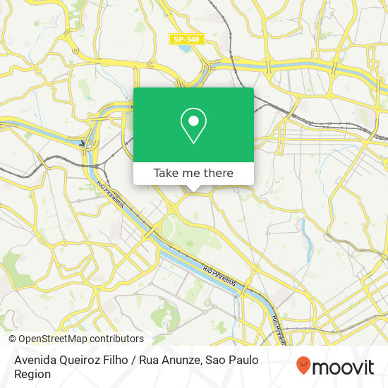 Avenida Queiroz Filho / Rua Anunze map