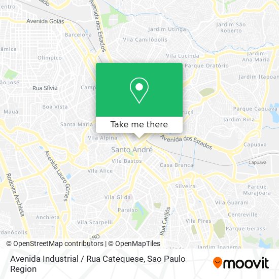 Avenida Industrial / Rua Catequese map