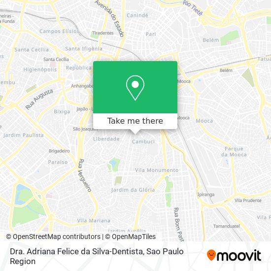 Dra. Adriana Felice da Silva-Dentista map