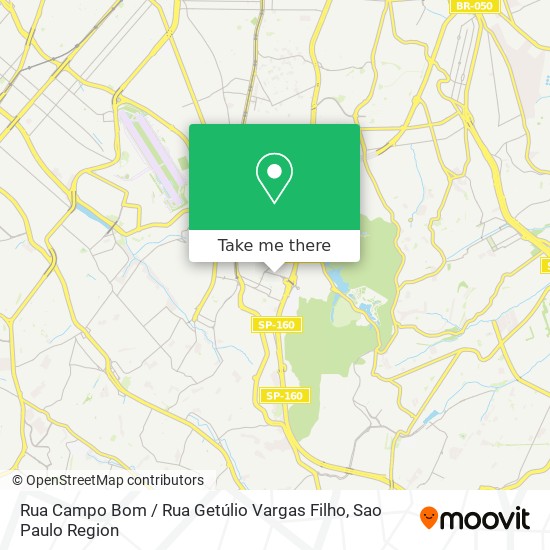 Mapa Rua Campo Bom / Rua Getúlio Vargas Filho