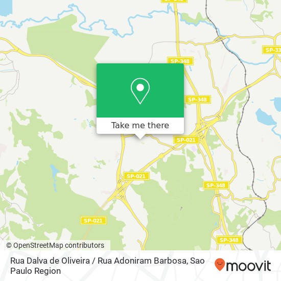 Mapa Rua Dalva de Oliveira / Rua Adoniram Barbosa
