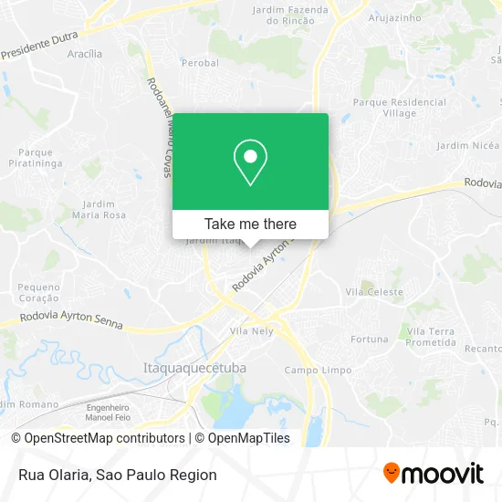 Rua Olaria map