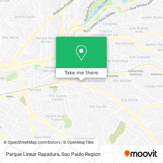 Parque Linear Rapadura map