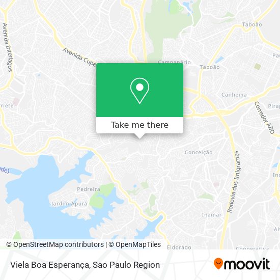 Mapa Viela Boa Esperança