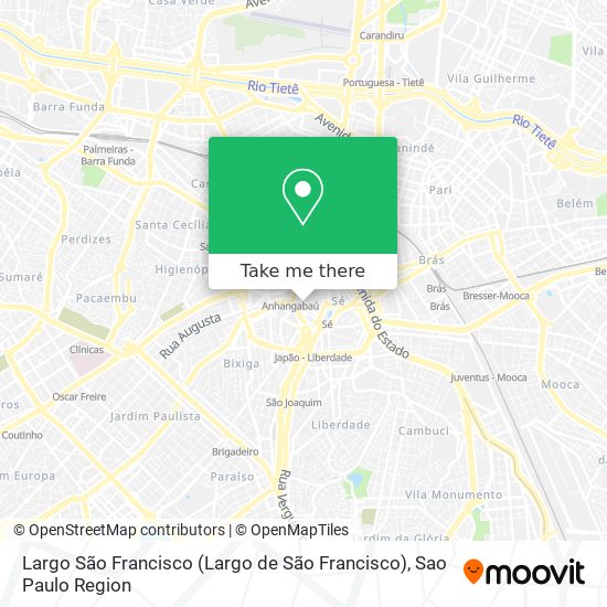 Largo São Francisco map