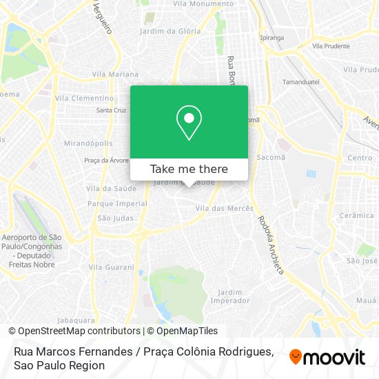 Rua Marcos Fernandes / Praça Colônia Rodrigues map