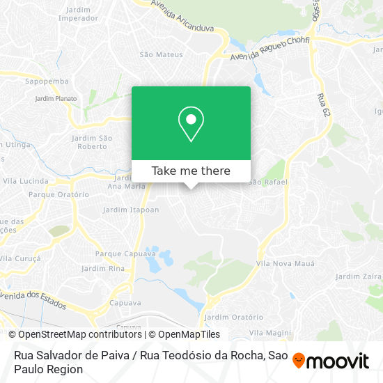 Rua Salvador de Paiva / Rua Teodósio da Rocha map