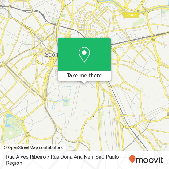 Rua Alves Ribeiro / Rua Dona Ana Neri map