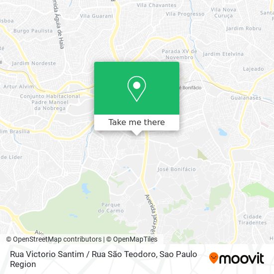 Rua Victorio Santim / Rua São Teodoro map