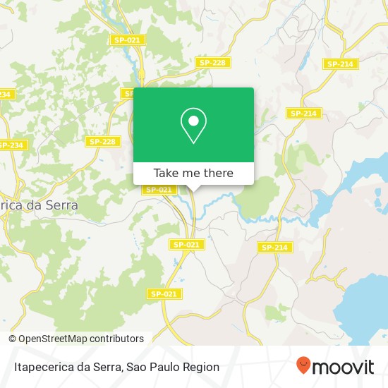 Mapa Itapecerica da Serra