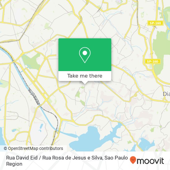 Rua David Eid / Rua Rosa de Jesus e Silva map