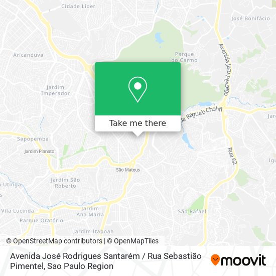 Avenida José Rodrigues Santarém / Rua Sebastião Pimentel map