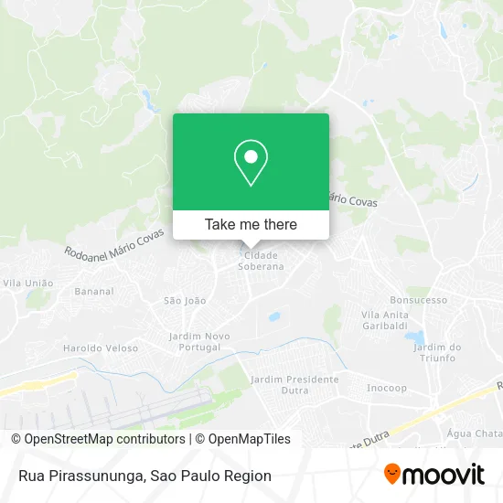 Rua Pirassununga map