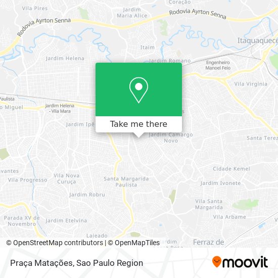 Praça Matações map