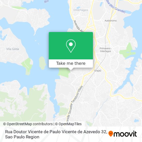 Rua Doutor Vicente de Paulo Vicente de Azevedo 32 map
