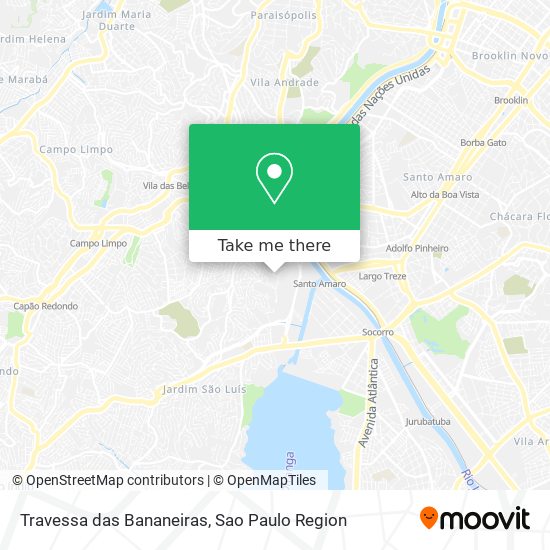 Travessa das Bananeiras map
