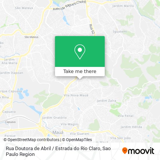 Rua Doutora de Abril / Estrada do Rio Claro map