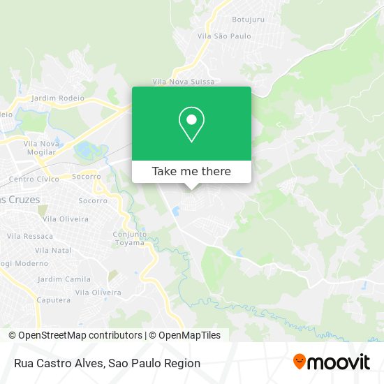 Rua Castro Alves map