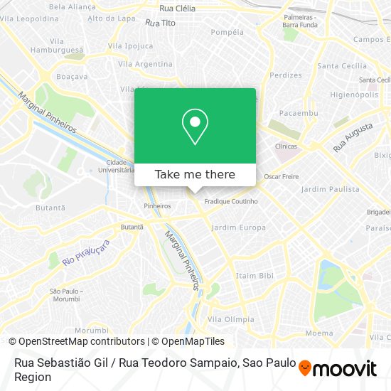 Rua Sebastião Gil / Rua Teodoro Sampaio map