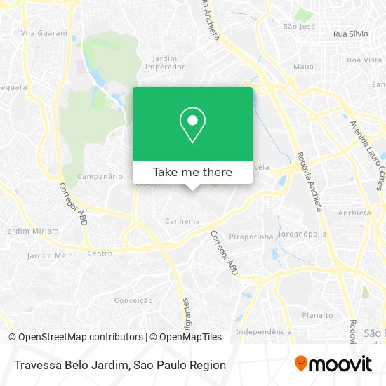 Mapa Travessa Belo Jardim