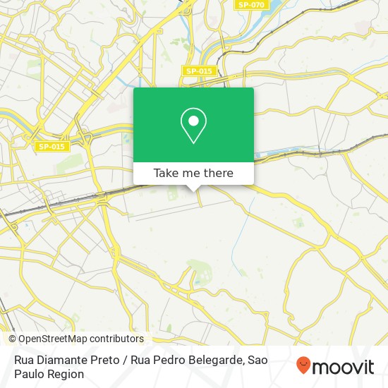 Rua Diamante Preto / Rua Pedro Belegarde map