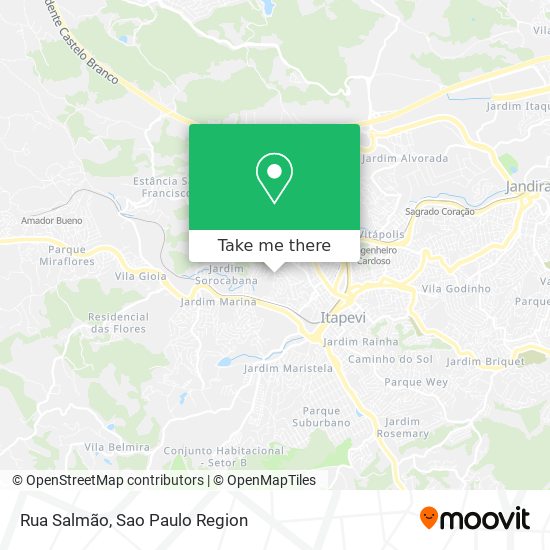 Mapa Rua Salmão