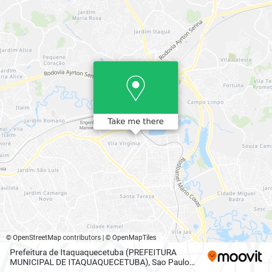 Prefeitura de Itaquaquecetuba (PREFEITURA MUNICIPAL DE ITAQUAQUECETUBA) map