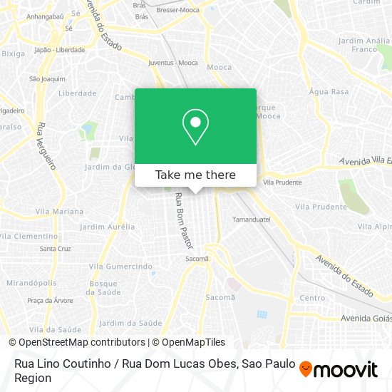 Rua Lino Coutinho / Rua Dom Lucas Obes map