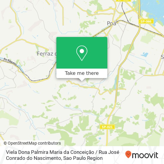 Viela Dona Palmira Maria da Conceição / Rua José Conrado do Nascimento map