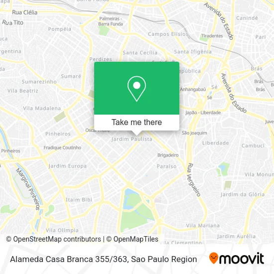 Alameda Casa Branca 355/363 map