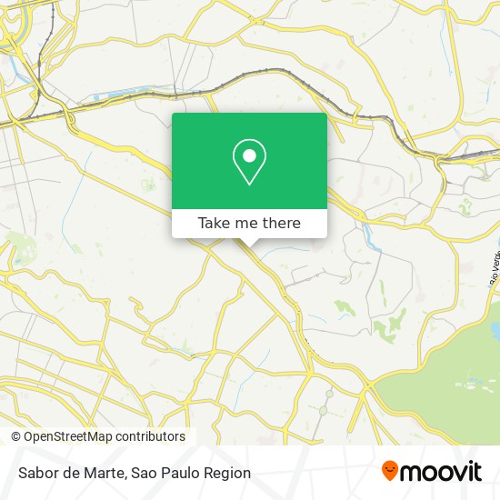 Mapa Sabor de Marte