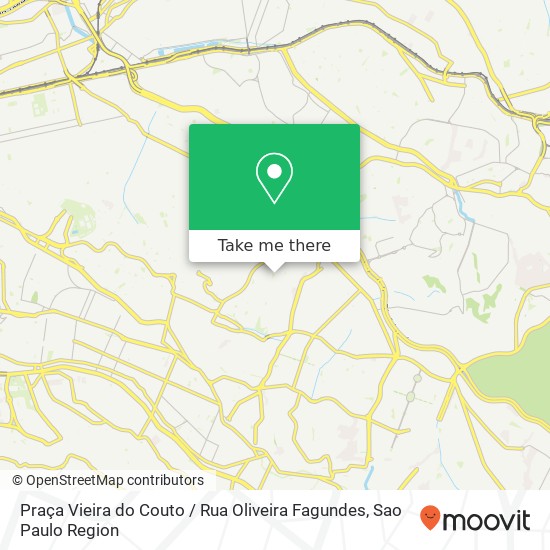 Mapa Praça Vieira do Couto / Rua Oliveira Fagundes