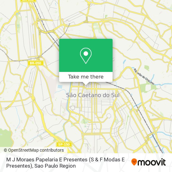 M J Moraes Papelaria E Presentes (S & F Modas E Presentes) map
