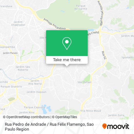 Rua Pedro de Andrade / Rua Félix Flamengo map