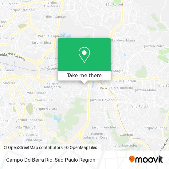 Campo Do Beira Rio map