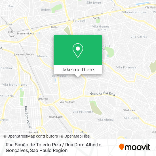 Rua Simão de Toledo Piza / Rua Dom Alberto Gonçalves map