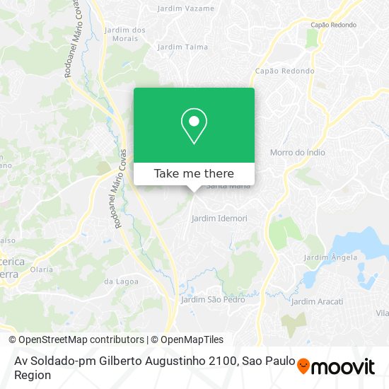 Mapa Av Soldado-pm Gilberto Augustinho 2100