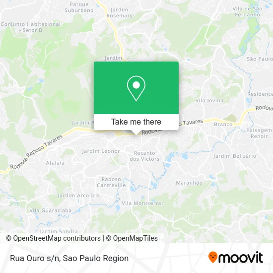Rua Ouro s/n map