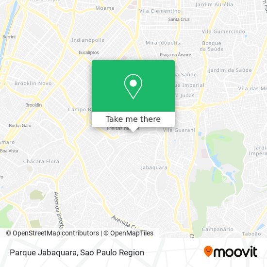 Parque Jabaquara map
