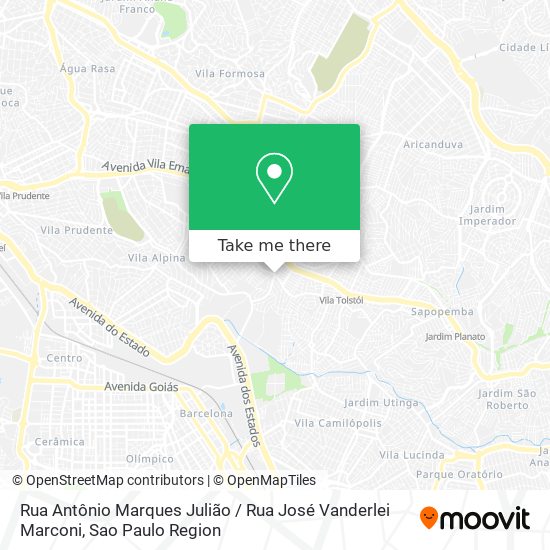 Rua Antônio Marques Julião / Rua José Vanderlei Marconi map