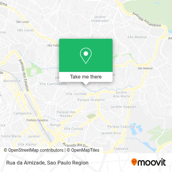 Rua da Amizade map