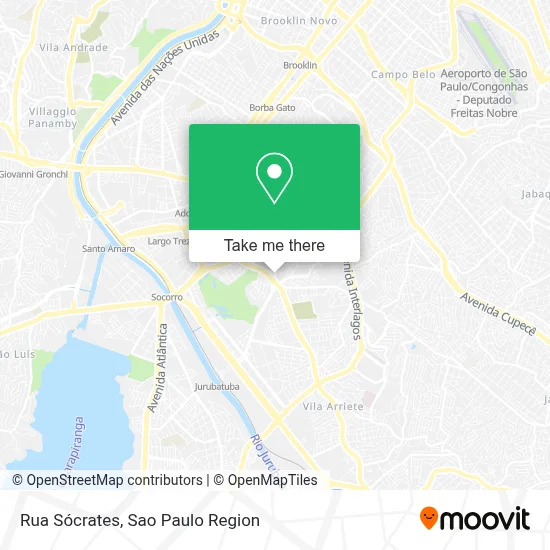 Rua Sócrates map