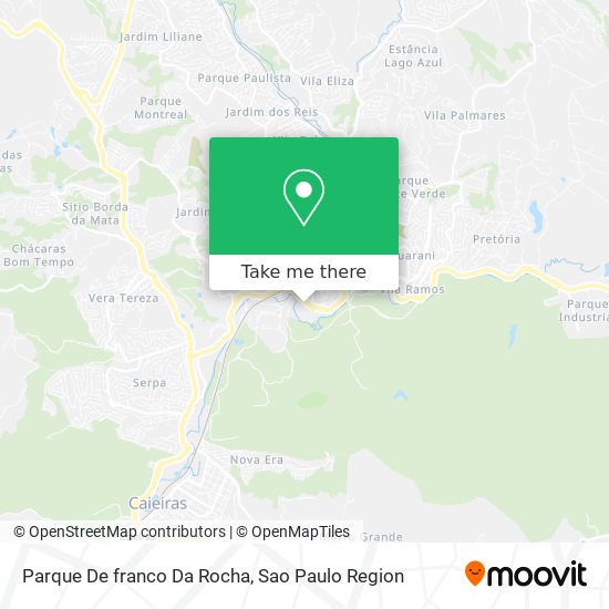 Parque De franco Da Rocha map