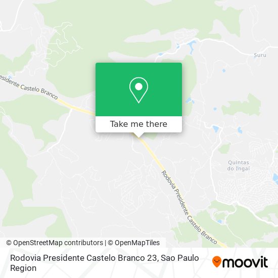 Rodovia Presidente Castelo Branco 23 map
