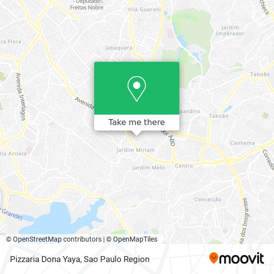 Pizzaria Dona Yaya map