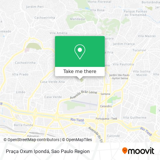 Praça Oxum Ipondá map